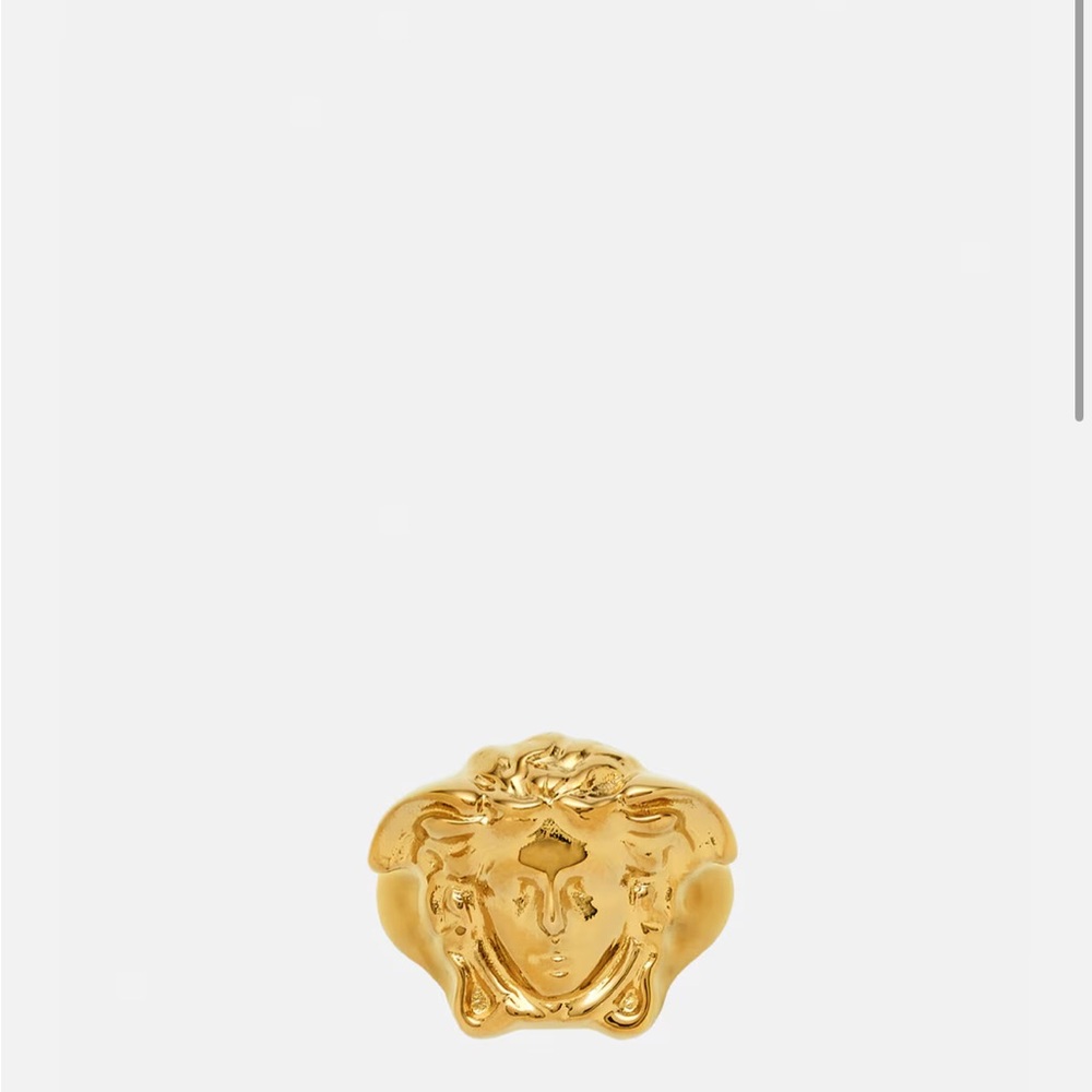 Unisex Versace Medusa Ring